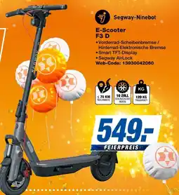 expert Techno Land Segway-Ninebot E-Scooter F3 D Angebot
