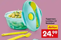 Netto Marken-Discount Tupperware Lunchbox mit Besteckset Angebot