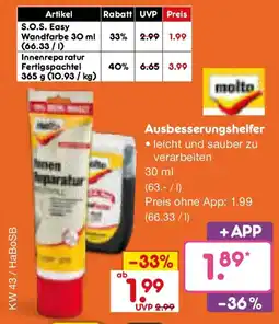 Netto Marken-Discount S.O.S. Easy Wandfarbe Angebot