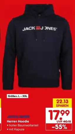 Netto Marken-Discount JACK & JONES Herren Hoodie Angebot
