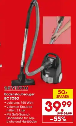 Netto Marken-Discount SEVERIN Bodenstaubsauger BC 7030 Angebot