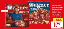 Netto Marken-Discount Wagner Steinofen Pizza oder Flammkuchen Angebot