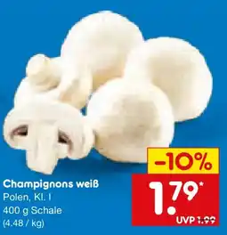 Netto Marken-Discount Champignons weiß Angebot