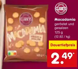 Netto Marken-Discount CLARKYS Macadamia Angebot