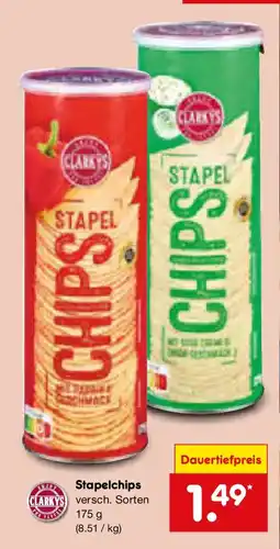 Netto Marken-Discount Stapelchips CLARKYS Angebot