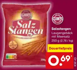 Netto Marken-Discount Clarkys Salzstangen Angebot