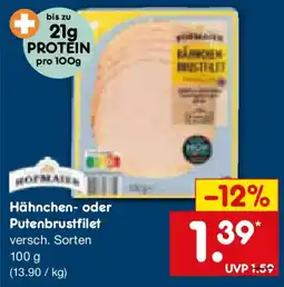 Netto Marken-Discount NORMA Hähnchen- oder Putenbrustfilet Angebot
