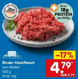 Netto Marken-Discount GUT PONHOLZ Rinder-Hackfleisch Angebot