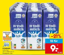 Netto Marken-Discount H-Vollmilch Angebot