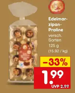 Netto Marken-Discount Edelmar-zipan-Praline Angebot