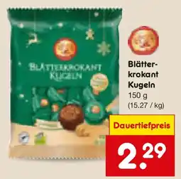 Netto Marken-Discount Blätterkrokant Kugeln Angebot