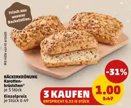 PENNY BÄCKERKRÖNUNG Karottenkrüstchen Angebot