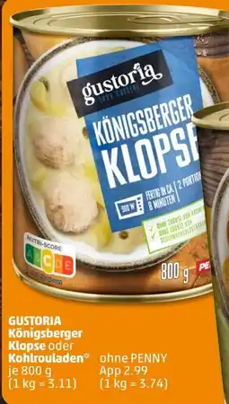 PENNY GUSTORIA Königsberger Klops Angebot