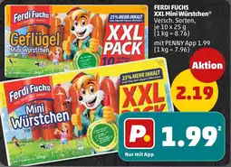 PENNY Ferdi Fuchs Mini Würstchen Angebot