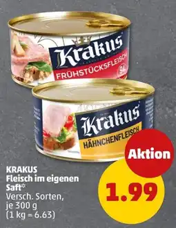 PENNY Krakus Fleisch im eigenen Saft Angebot
