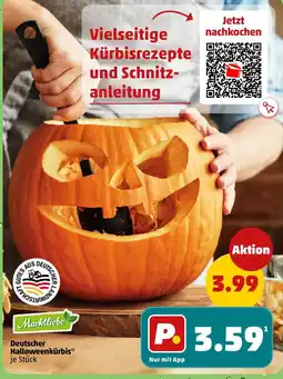 PENNY Marktlliebe Deutscher Halloweenkürbis Angebot