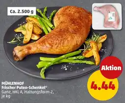 PENNY MÜHLENHOF Frischer Puten-Schenkel Angebot
