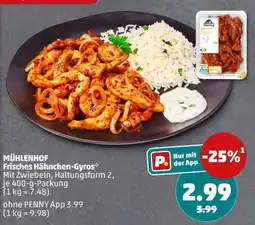 PENNY MÜHLENHOF Frisches Hähnchen-Gyros Angebot