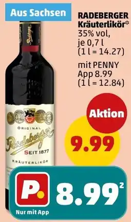 PENNY RADEBERGER Kräuterlikör Angebot