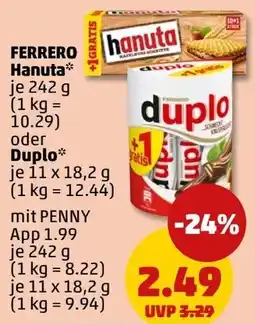 PENNY FERRERO Hanuta Angebot