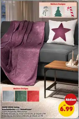 PENNY HOME IDEAS Living Kuscheldecke oder Dekokissen* Angebot