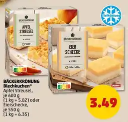 PENNY BÄCKERKRÖNUNG Blechkuchen Angebot