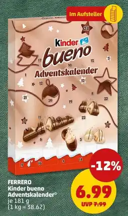 PENNY FERRERO Kinder bueno Adventskalender Angebot