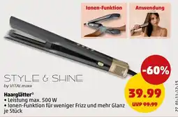 PENNY STYLE & SHINE by VITALmaxx Haarglätter* Angebot