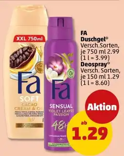 PENNY Fa Duschgel Angebot