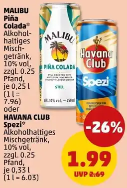 PENNY MALIBU Piña Colada Angebot