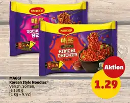 PENNY MAGGI Korean Style Noodles Angebot