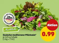 PENNY Markt liebe Deutscher mediterraner Pflücksalat Angebot