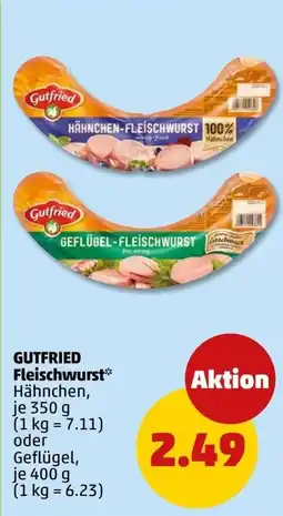 PENNY Gutfried Fleischwurst* Angebot
