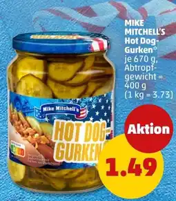 PENNY Mike Mitchell's Hot Dog-Gurken Angebot