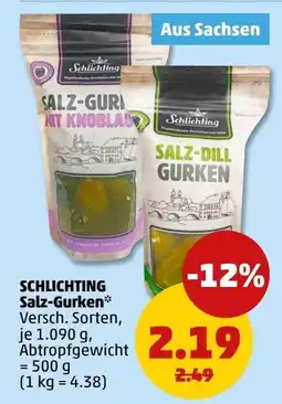 PENNY Schlichting Salz-Gurken* Angebot