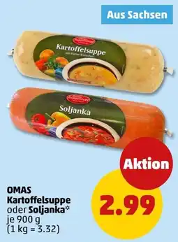 PENNY OMAS Kartoffelsuppe oder Soljanka Angebot
