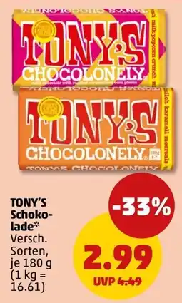 PENNY TONY'S Chocolonely Angebot