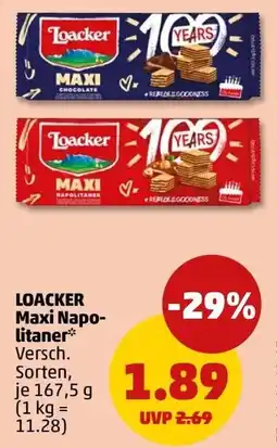 PENNY Loacker Maxi Napolitaner Angebot