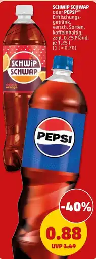 PENNY SCHWIP SCHWAP oder PEPSI Angebot