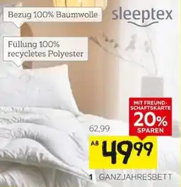 XXXLutz sleep tex GANZJAHRESBETT Angebot