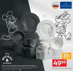 XXXLutz Villeroy & Boch Frühstücks-Service „Manufacture Rock Mickey“ Angebot