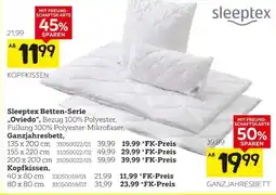XXXLutz Sleep tex Kopfkissen Angebot