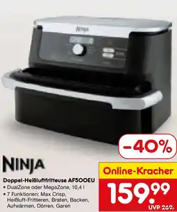 Netto Marken-Discount NINJA Doppel-Heißluftfritteuse AF5OOEU Angebot