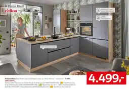 XXXLutz Einbauküche Seal, Front Lack schiefergrau matt Angebot