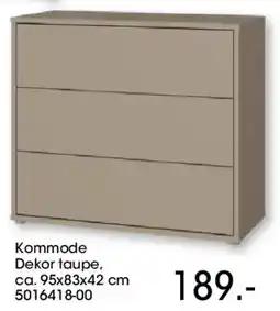 Möbel Martin Kommode Dekor taupe Angebot