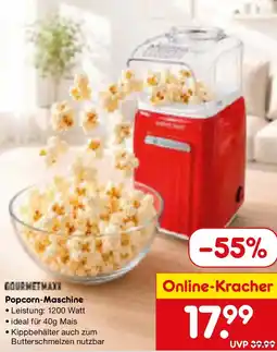 Netto Marken-Discount GOURMETMAXI Popcorn-Maschine Angebot