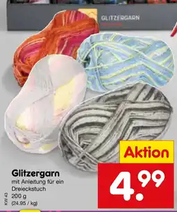 Netto Marken-Discount Glitzer Garn Angebot