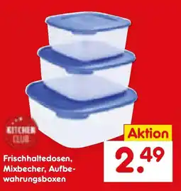 Netto Marken-Discount KITCHEN CLUB Frischhaltedosen, Mixbecher, Aufbewahrungsboxen Angebot