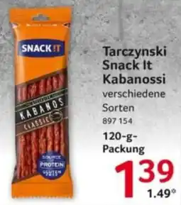 Selgros Tarczynski Snack It Kabanossi Classic Angebot