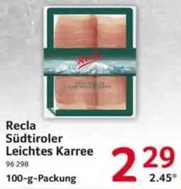 Selgros Recla Südtiroler Leichtes Karree Angebot